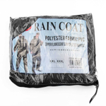 Костюм-дождевик 813 (куртка+штаны), Черный, 5XL