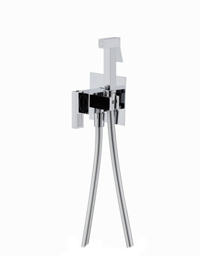 01157 Смеситель встраиваемый с ГИГ. душом (ХРОМ) GANZER (10/1шт)