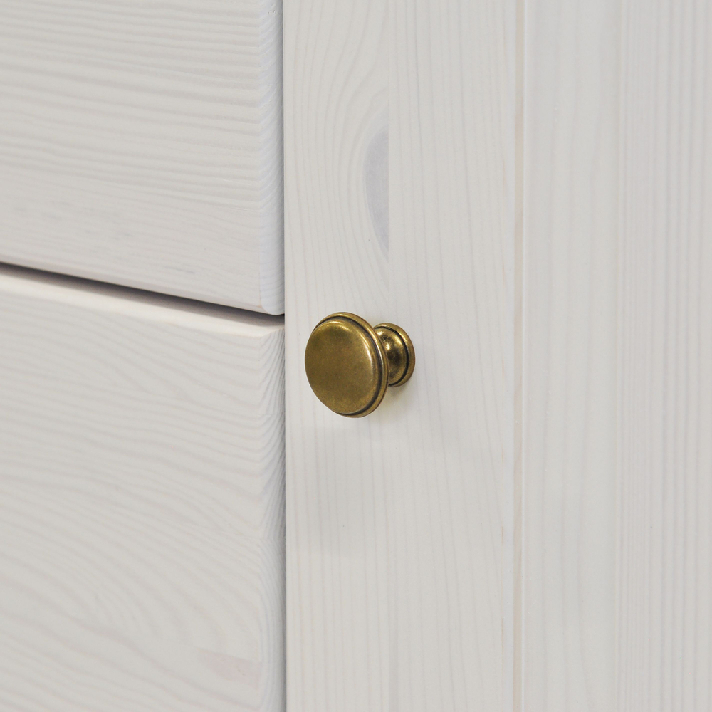 Dipriz Комод Боцен из массива сосны, белый