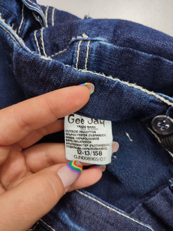 Джинсы GeeJay утепленные на 12/13 лет