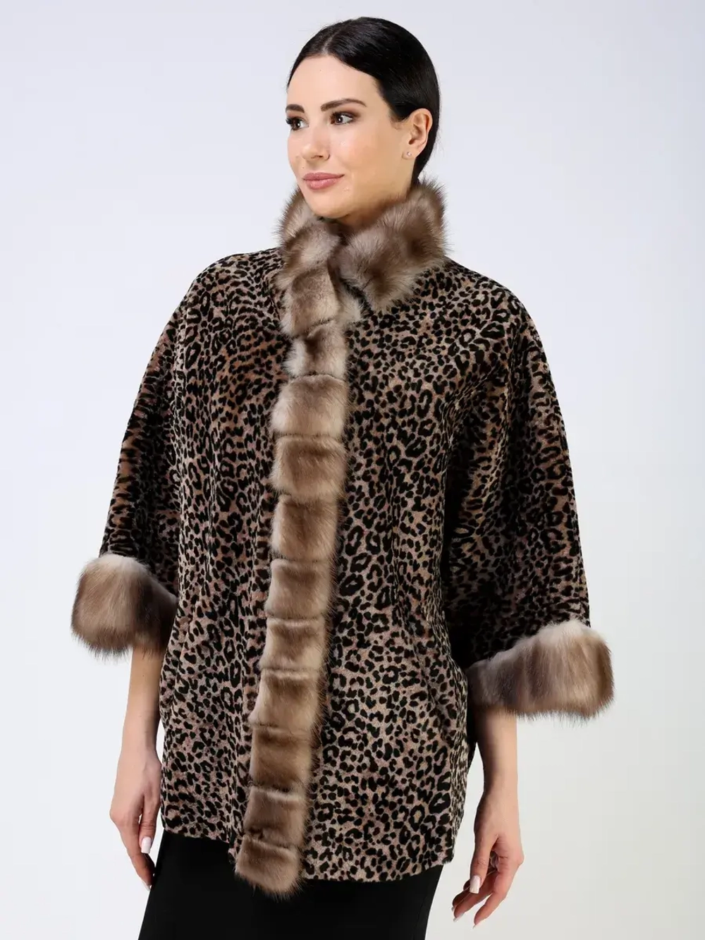 Шуба зимняя дубленка натуральная