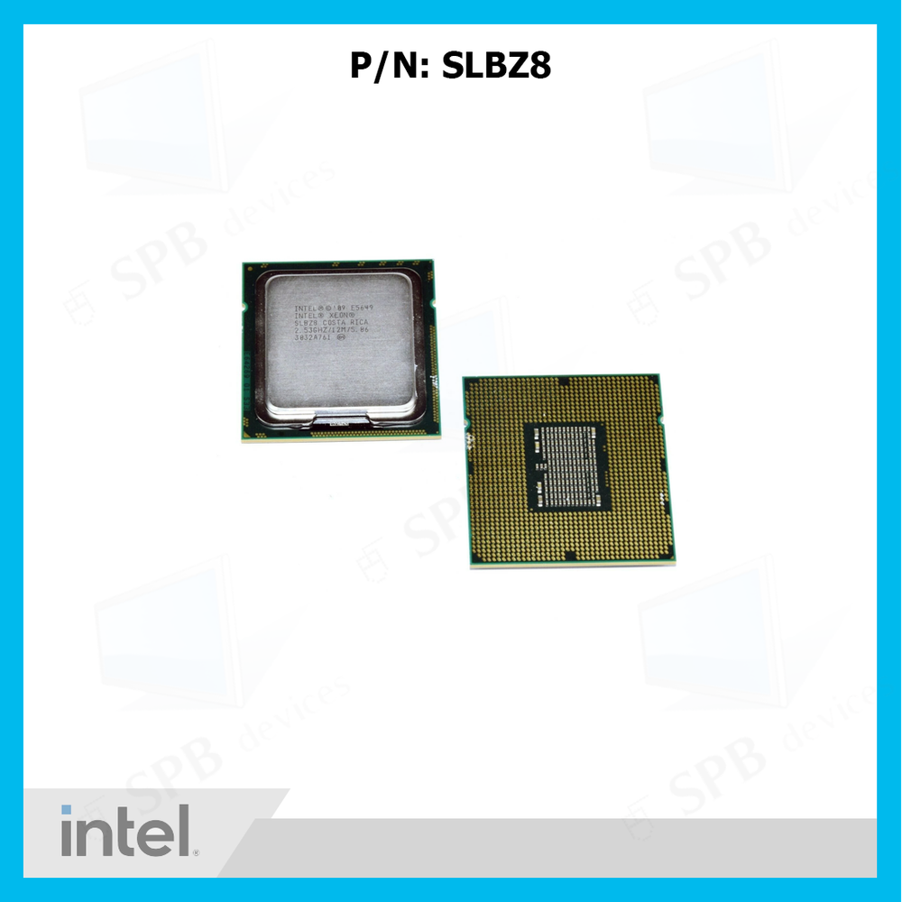 Процессор Intel Xeon Processor E5649 (12M Cache, 2.53 GHz, 5.86 GT/s Intel QPI), SLBZ8, oem