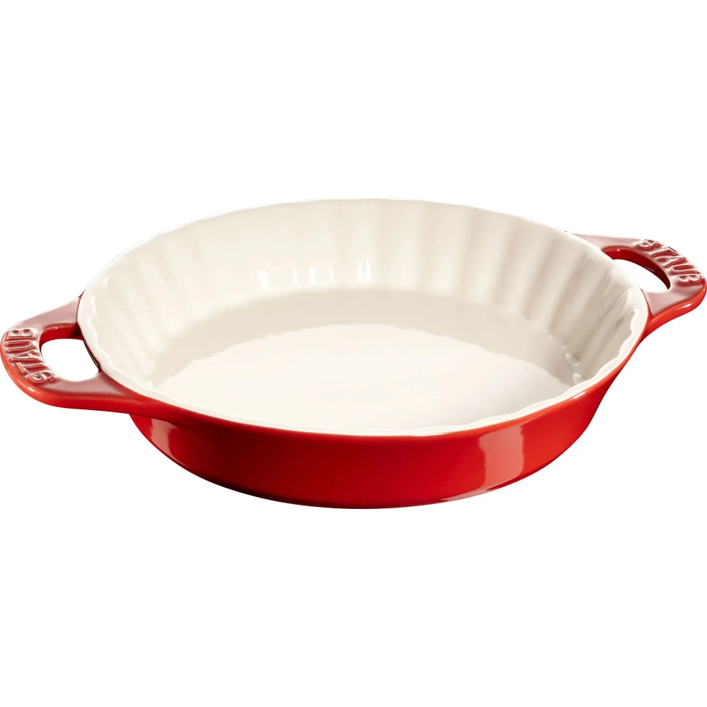 STAUB Блюдо для тортов керамическое Cooking 2л 28см красное