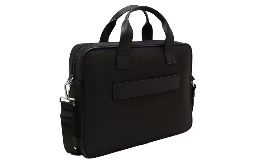 Tommy Hilfiger Polyester Shoulder Bag, Crossbody Bag, Handbag, Laptop Bag Men"s Black