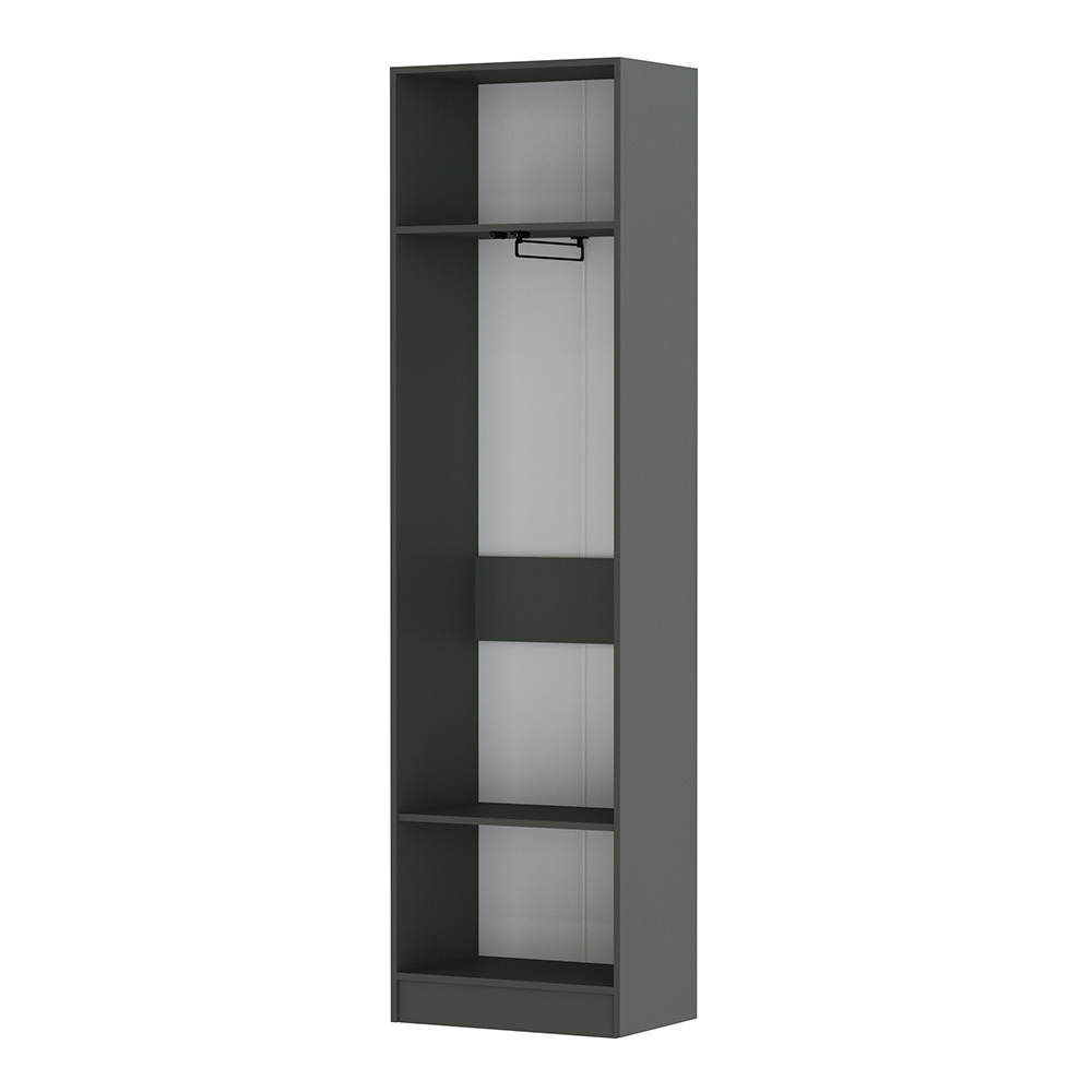 Шкаф для одежды Руэлла, Графит серый
