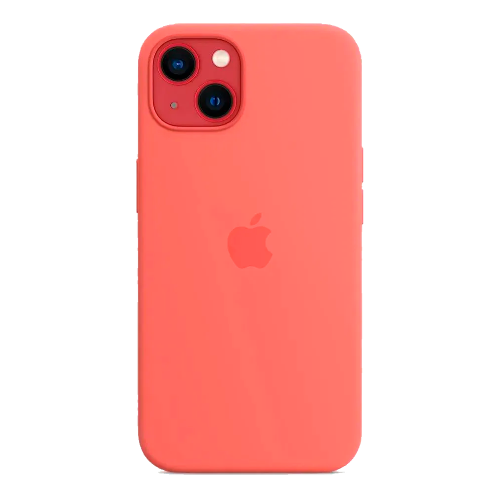 Силиконовый чехол с поддержкой MagSafe Apple Silicone Case для iPhone 13 mini, Pink Pomelo (Розовый помело)