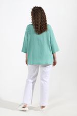 Блузка (рубашка) Виола-3 Виотекс ЗЕЛЁНЫЙ