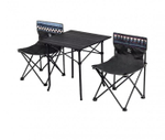 Набор обеденной мебели (стол и 2 стула) Xiaomi GOCAMP Folding Table And Chair Set (OBS1005) черный