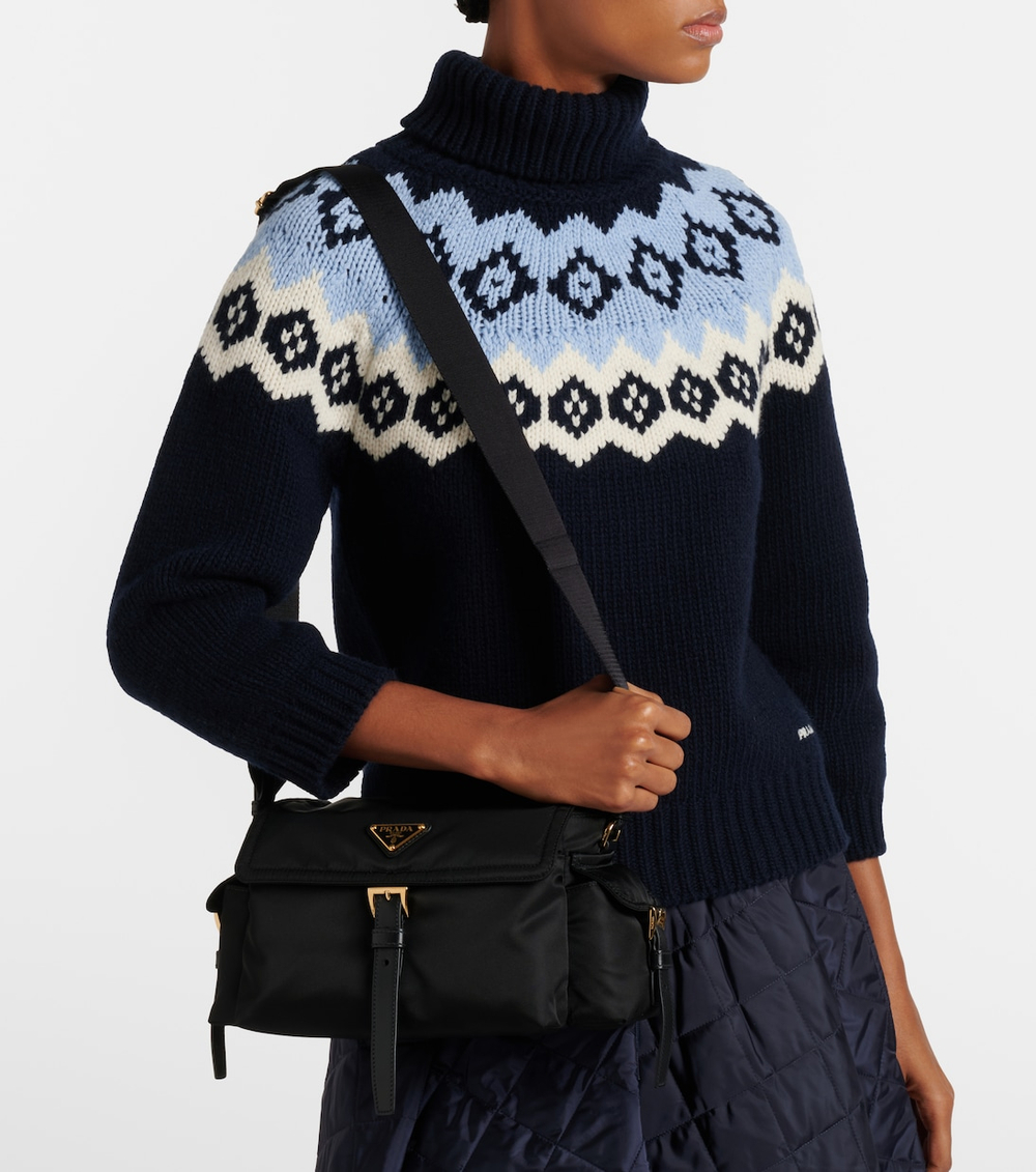 Сумка Prada Explore Medium Re-Nylon Shoulder "Black"