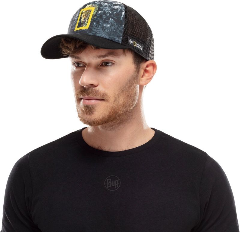 Кепка-бейсболка Buff Trucker Cap Howey Black Фото 2