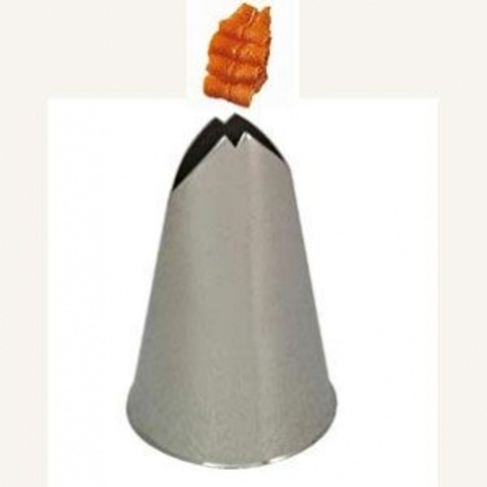 Насадка кондитер. "Листик" d=5 мм. h=42 мм. нерж (31520)