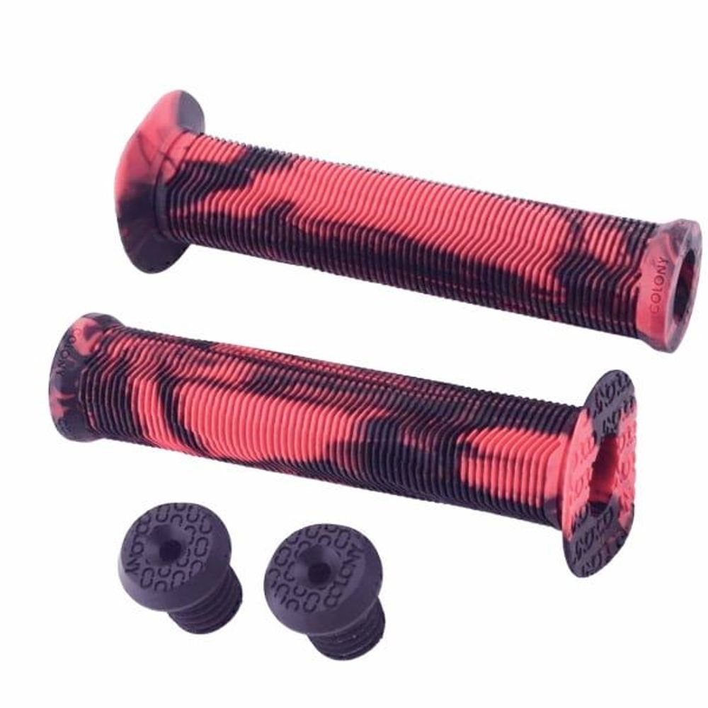 Грипсы COLONY Much Room Grips 115-955P, 30х140мм, черно-красный (03-002215)