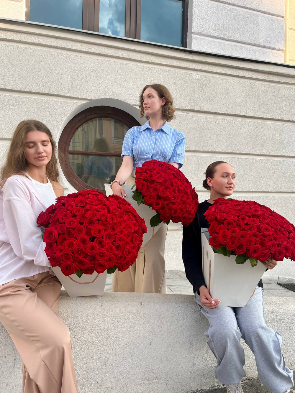 Розы 25 35 51 101 роза купить казань