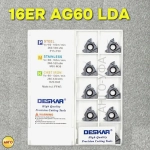 Пластина твердосплавная 16ER AG60 FT2015 LDA резьбовая/ 5 штук / Угол 60 градусов. ANGO-UFA