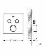 Смеситель для душа Grohe Grohe SmartControl Mixer 29148000