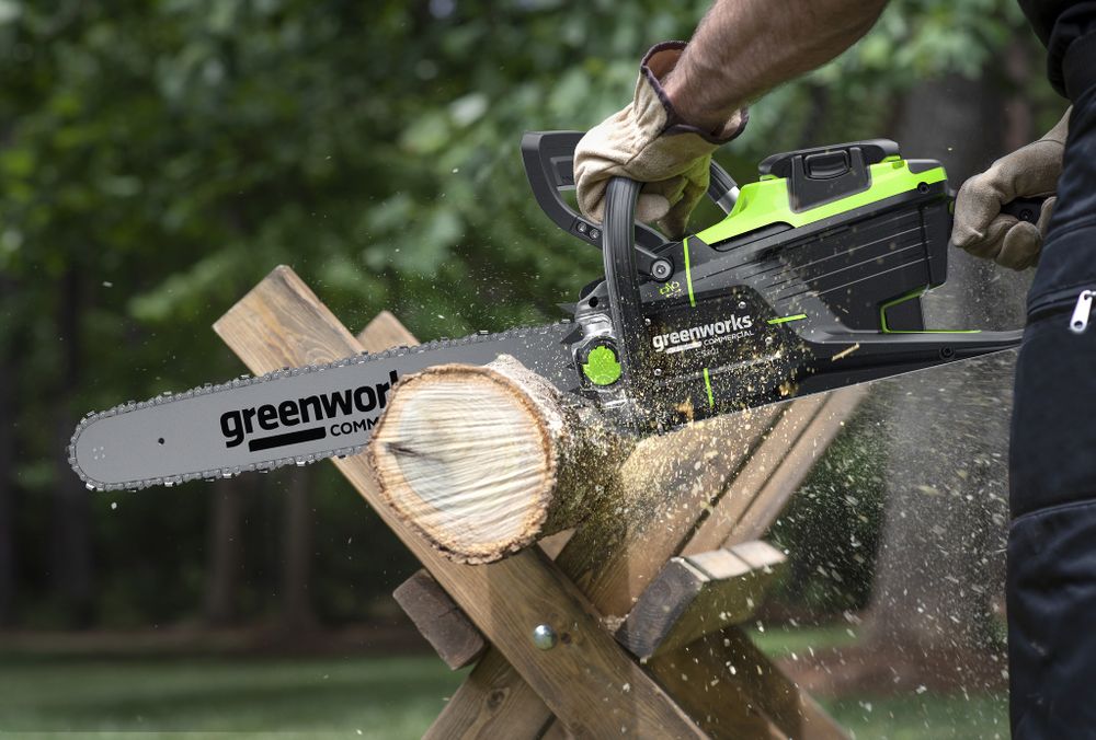 Цепная пила аккумуляторная Greenworks OCS600, 82V, 3,6кВт, 45см, бесщеточная, без АКБ и ЗУ (2009607)