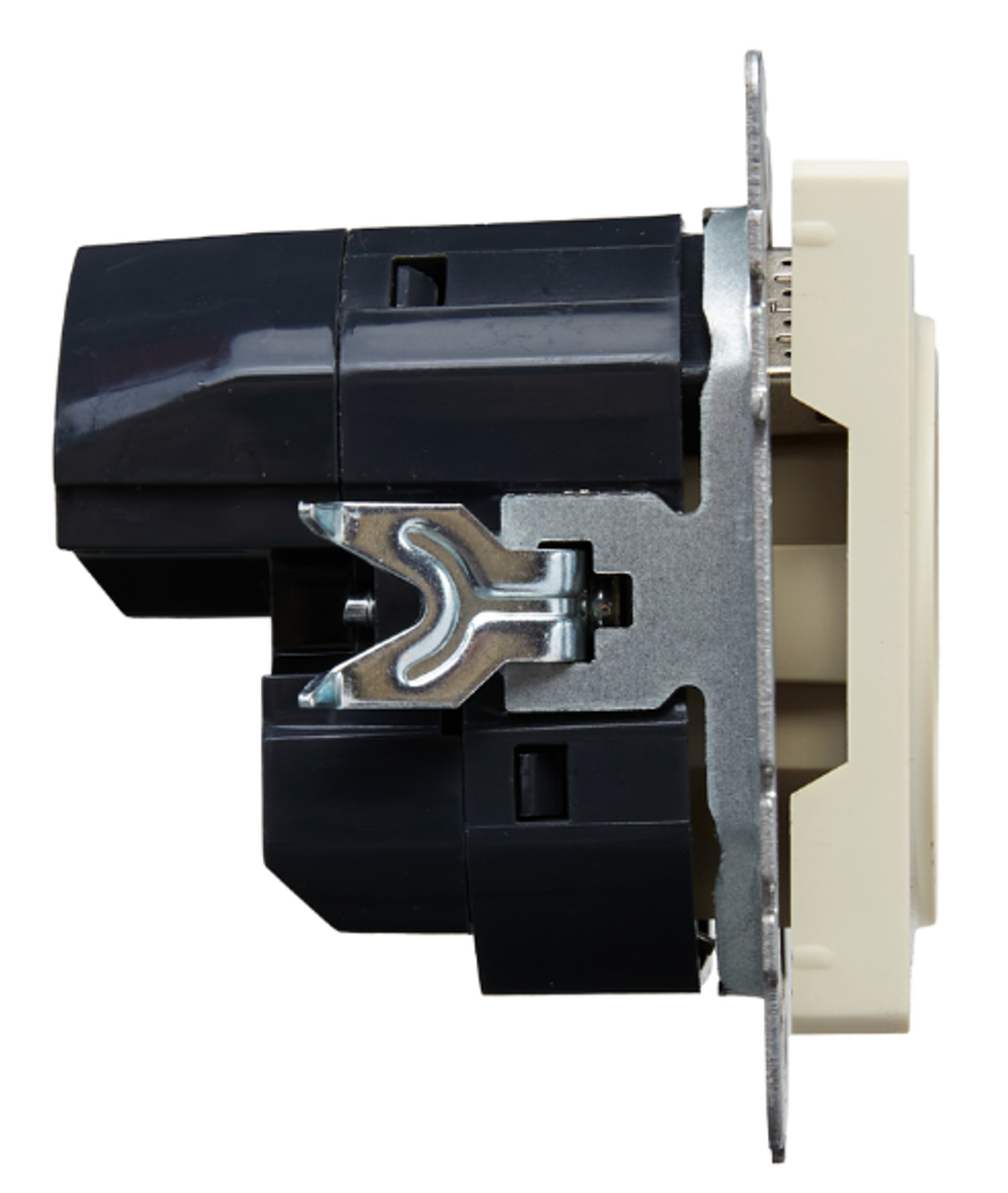 Розетка с заземлением  IEK BR-R14-16-U22-018-K10