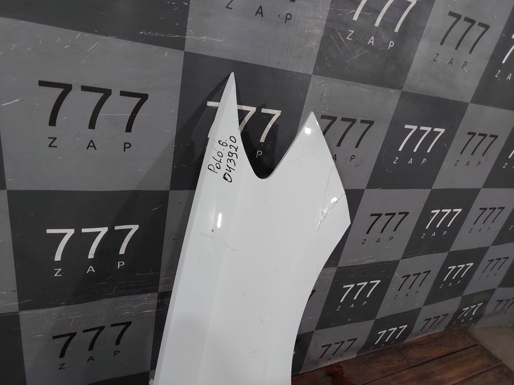 Крыло переднее правое Volkswagen Polo 6 20-нв Б/У Оригинал 6N5821022A