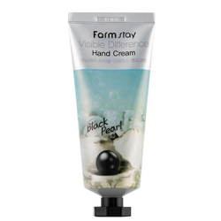 Крем для рук с черным жемчугом FarmStay Visible Difference Hand Cream Black Pearl, 100г