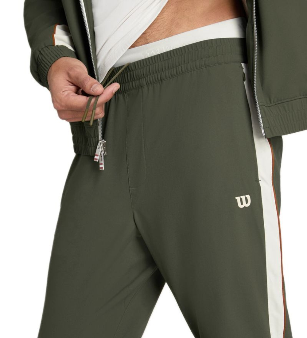 Мужские теннисные штаны Wilson Grand Slam Jogger - grape leaf