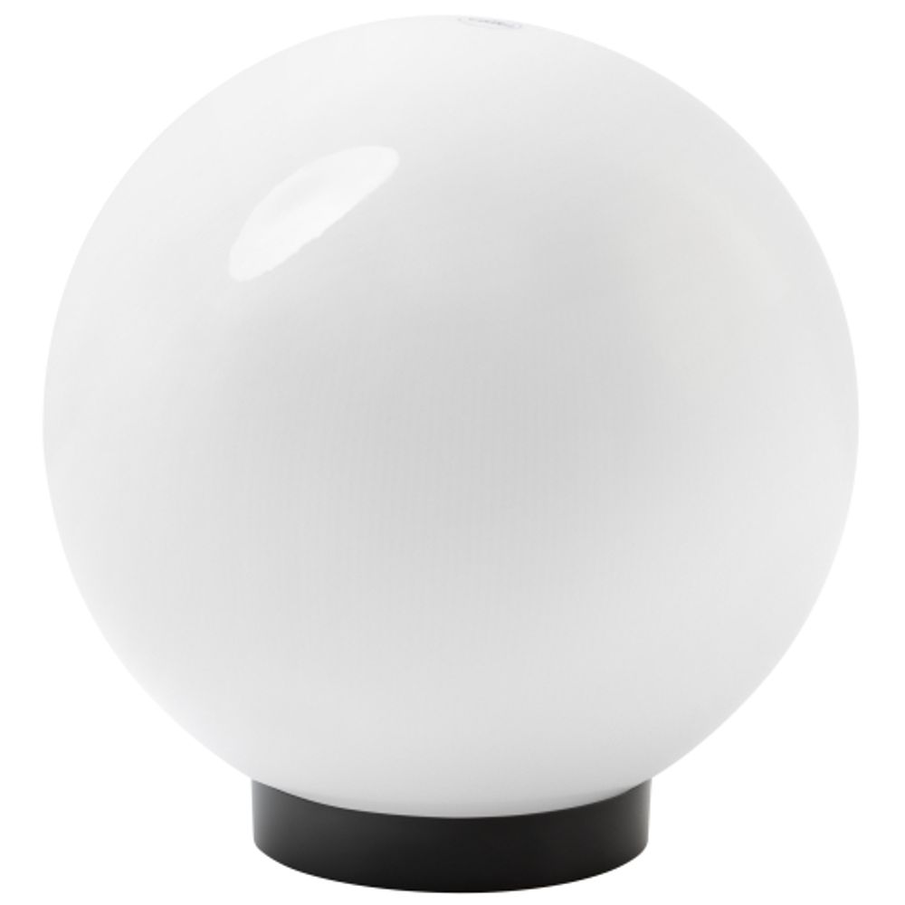 Садово-парковый светильник ЭРА НТУ 01-100-351 шар опаловый на опору / кронштейн IP44 Е27 max100Вт d350mm