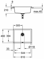 K700U 70-C 61/45,7 1.0 Комп.мойка