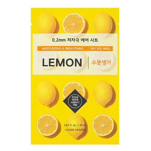 Тканевая маска для лица с экстрактом Лимона Etude House 0.2 Air Mask Lemon 5шт