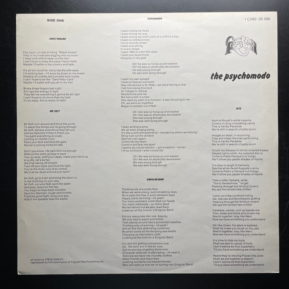 Cockney Rebel - The Psychomodo (Германия 1972г.)