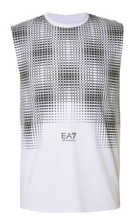Мужская теннисная футболка EA7 Man Jersey Tank - разноцветный