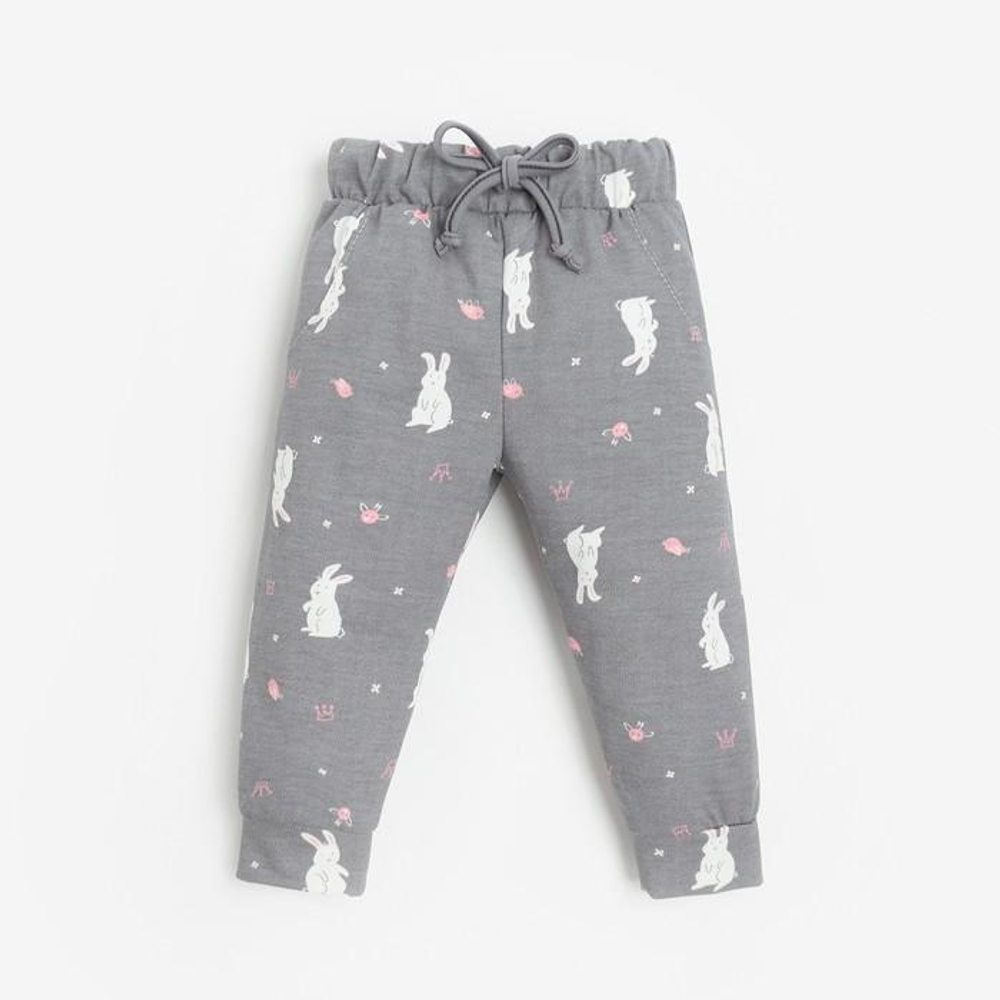 Ползунки-штанишки "Princess", рост 80-86 см, серый 7711182 (Крошка Я)