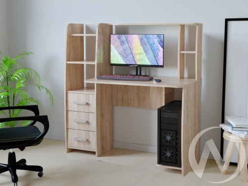 Стол компьютерный КЛ №6.3 (дуб баррик)