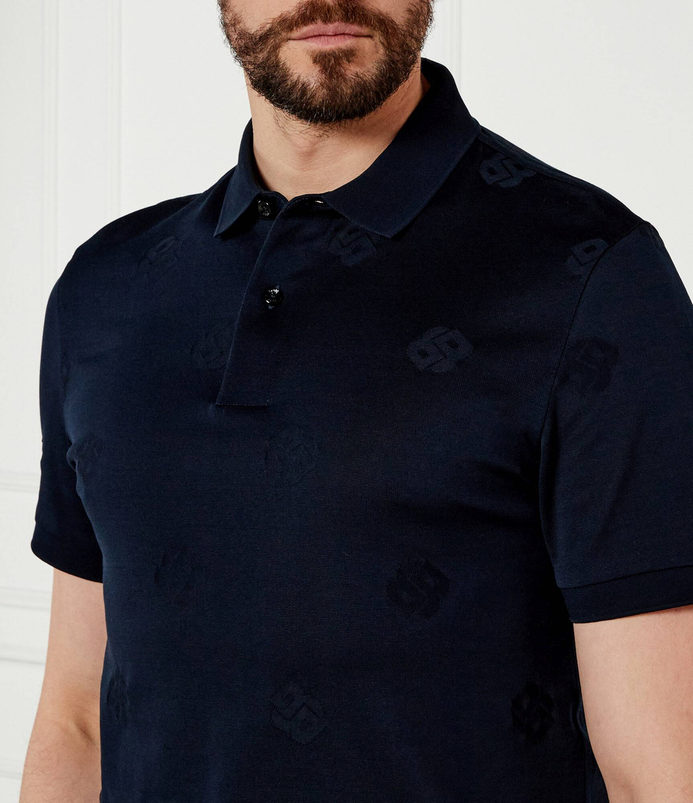 Поло C-Prout 109 BOSS BLACK - темно-синий(50532765)