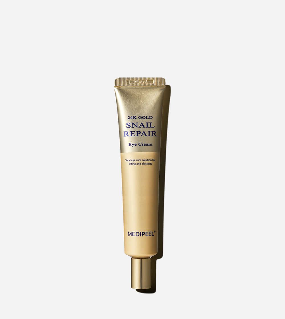 Регенерирующий крем для век с золотом и муцином улитки Medi-Peel 24K Gold Snail Repair Eye Cream 40 мл.