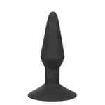 Расширяющаяся анальная пробка со съемным шлангом Medium Silicone Inflatable Plug - 10,75 см. (Цвет: черный)
