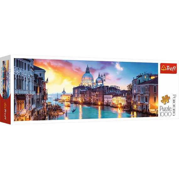 Puzzle &quot;1000 Panorama&quot; - Miami after dark / HUBER