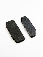 Набор стоматологических дорожных контейнеров для 1-й и 2-х зубочисток с нитью — флоссеров, чёрный