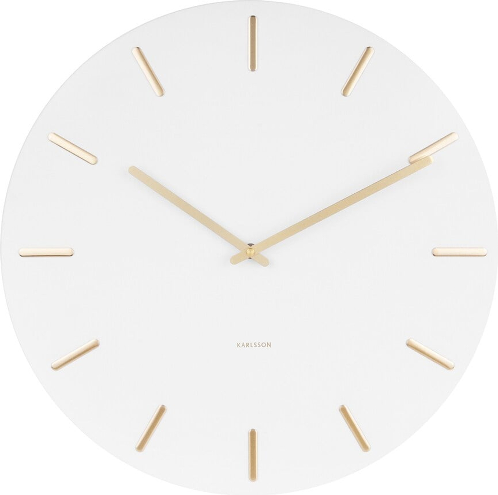 Настенные часы karlsson charm, металл · арт. fabr KA5821WH