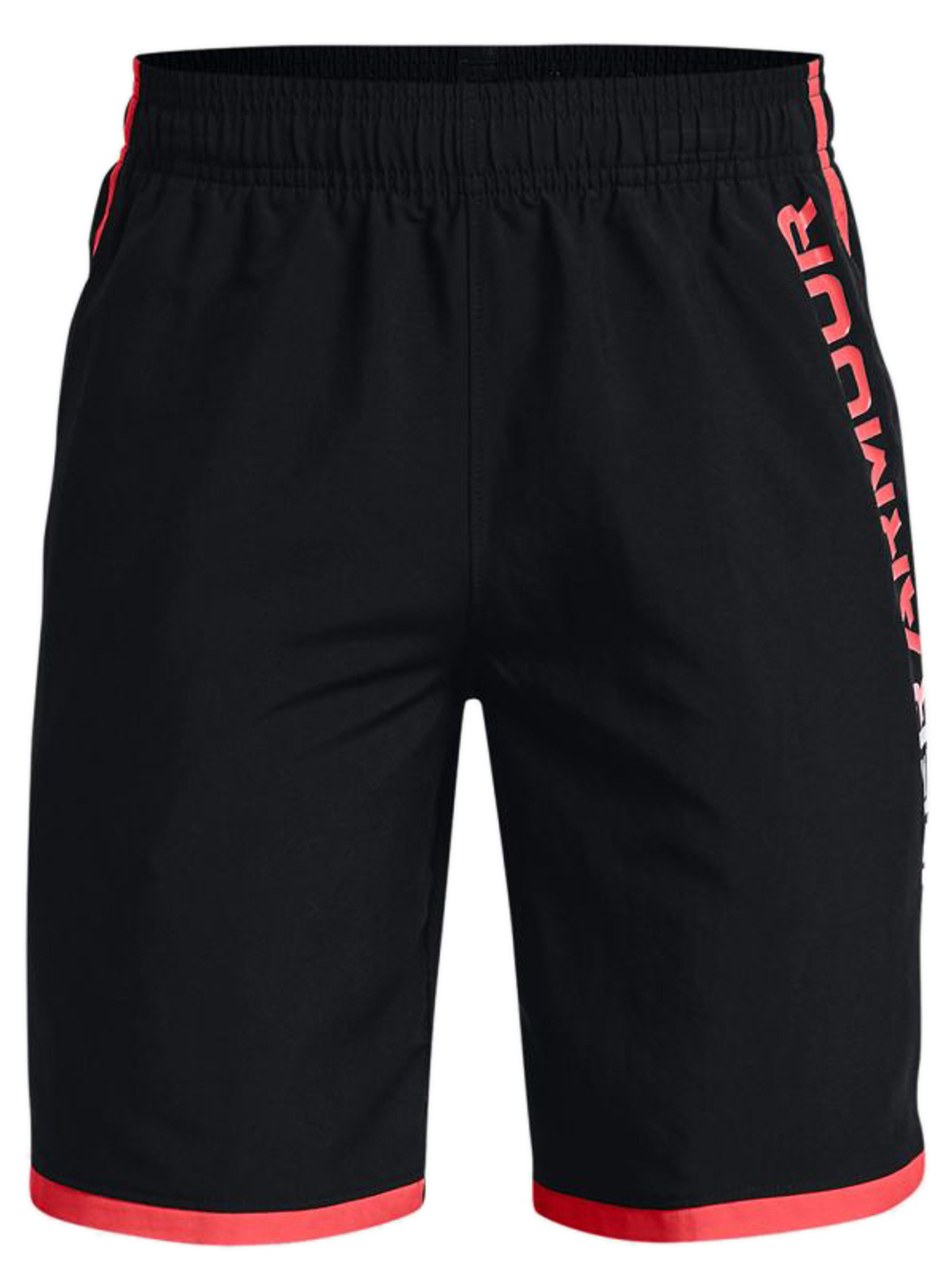 Шорты для мальчика теннисные Under Armour Stunt 3.0 Woven Shorts - black/white