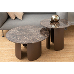 Столик кофейный inger, D60 см, коричневый