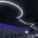 Светильник светодиодный полукруглый, диаметр 2,5 м (96 Вт)