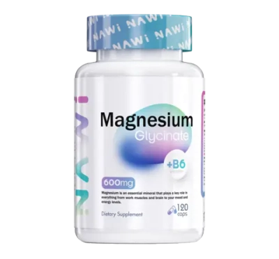 Витамины Nawi Magnesium Glycinate + B6 120 капсул