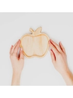 Деревянная менажница "Яблоко" из кедра