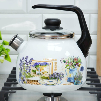 Чайник 3л со свистком "Горная лаванда"