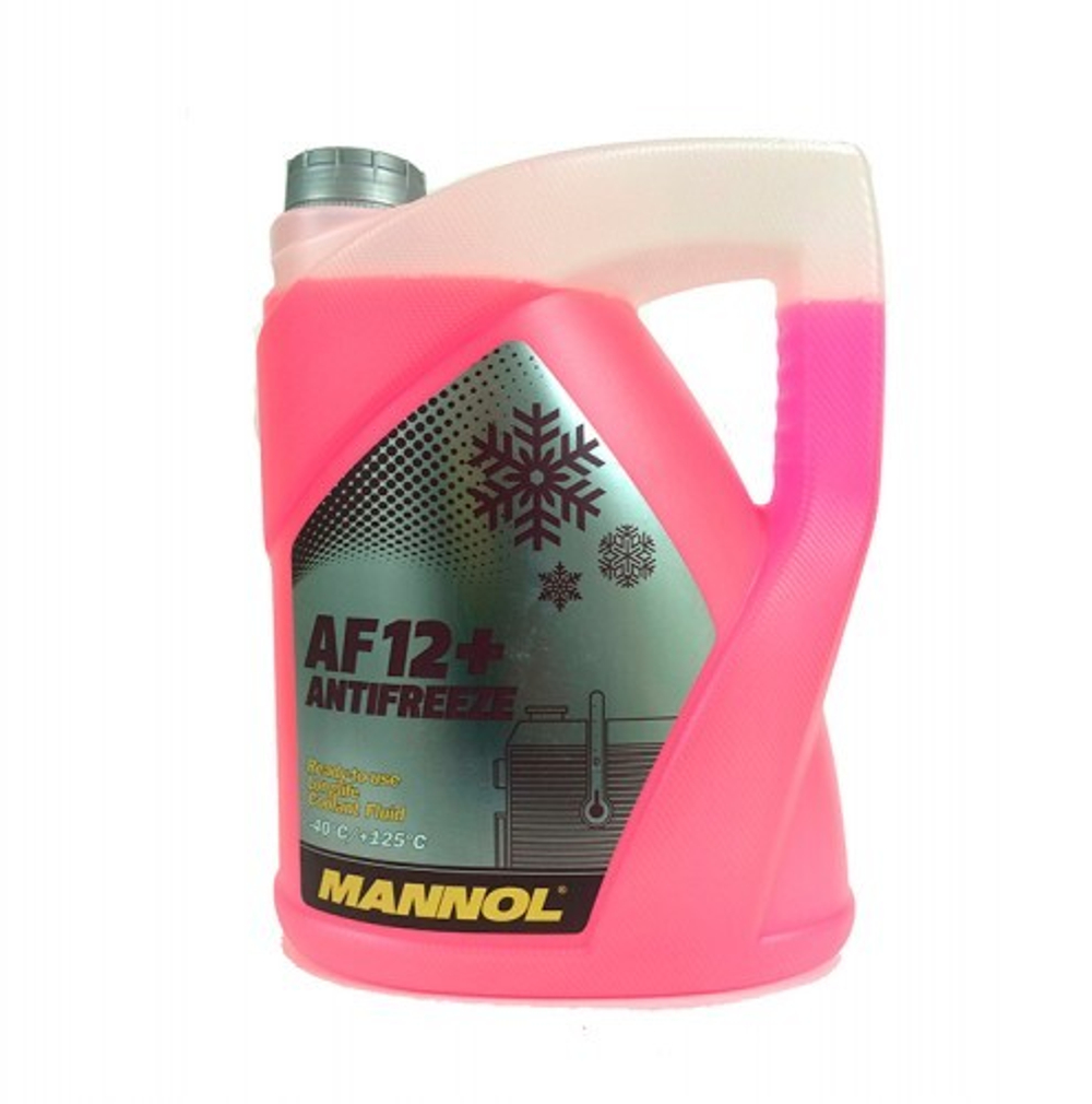 MANNOL Антифриз красный AF12+ (-40*C) Longlife 5л