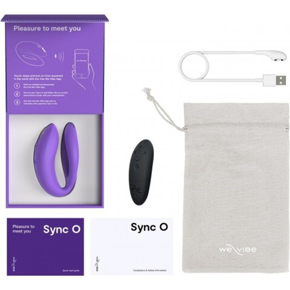 Вибратор для пар We-Vibe Sync O светло-фиолетовый