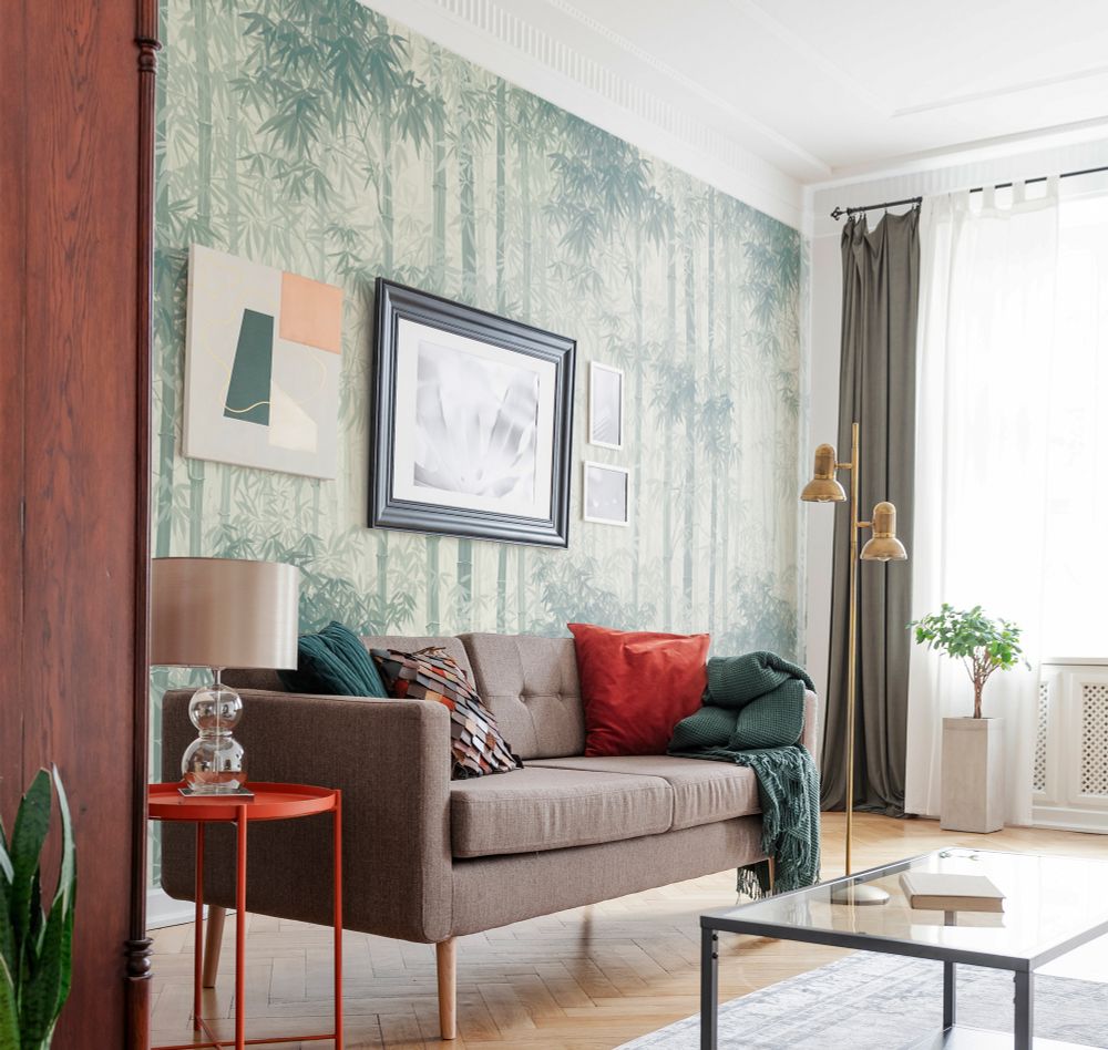 Пейзаж Бамбуковая роща панно