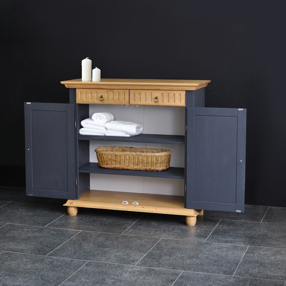 Комод Хельсинки в прихожую для обуви и вещей из сосны