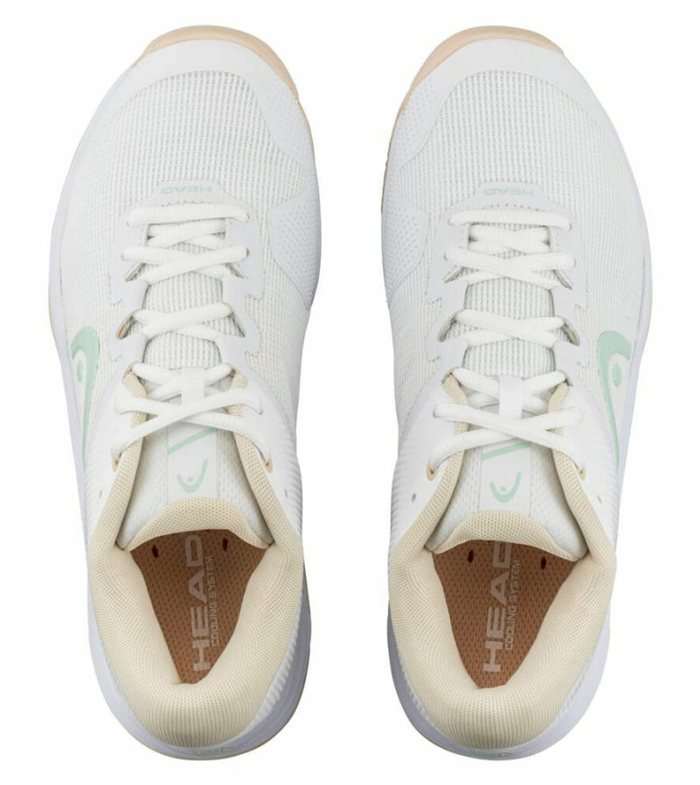 Женские Кроссовки теннисные Head Revolt Evo 2.0 - white/macadamia