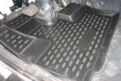 Коврики Standard, в салон HYUNDAI HD-120 1999- , 2 шт. (полиуретан, чёрные) Element.NLC.20.34.210