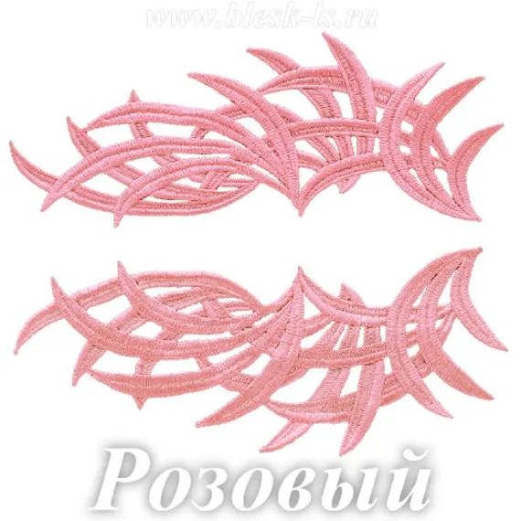 Лейсы кружевные, Розовый (модель A)